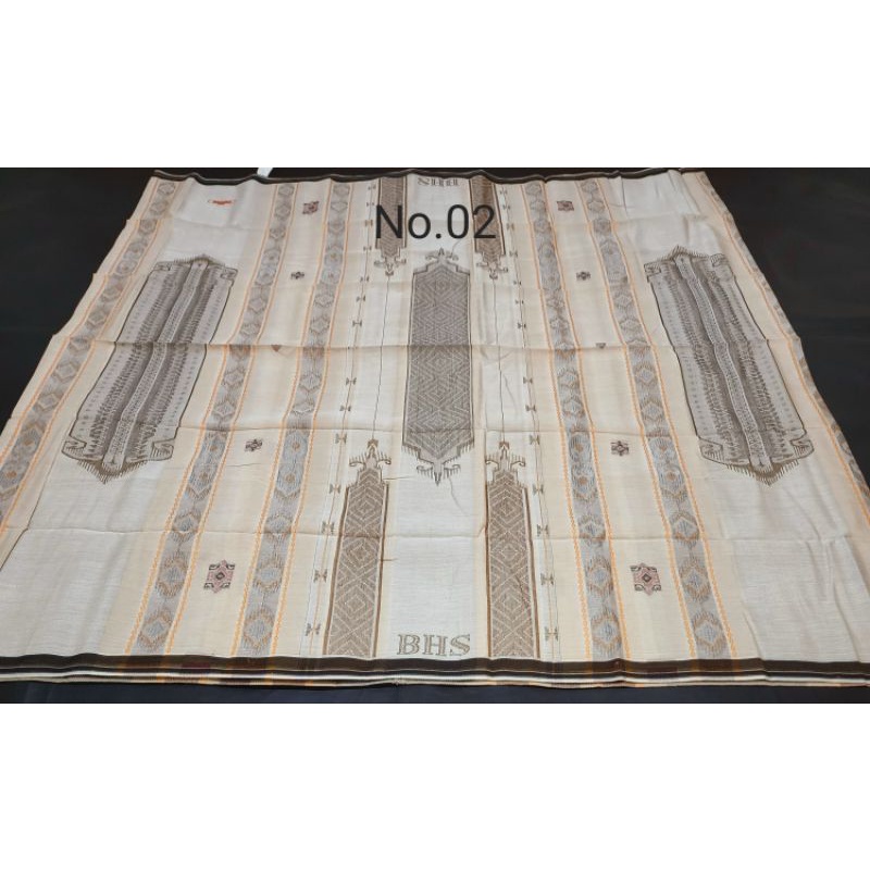 BHS Afkir Sarung BHS Afkir Sarung Tenun BHS Excellent Copper Mesres Motif Jacquard Mix Gold Silver N