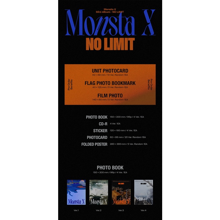 MONSTA X - Mini Album NO LIMIT