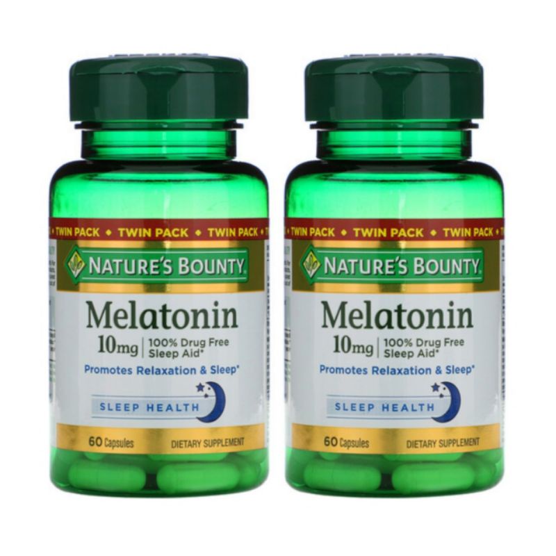 Nature's Bounty Melatonin 10 mg Trial Pack/Ecer per 10 Caps