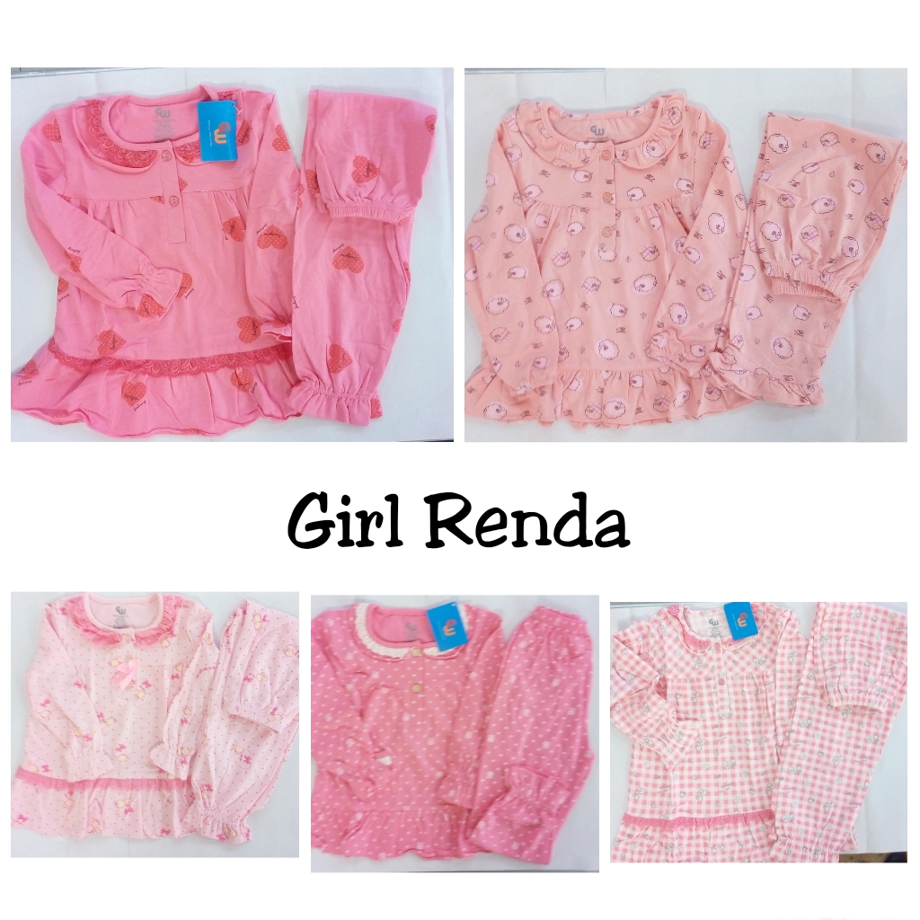 Setelan Baju Tidur / Tangan Panjang Celana Panjang / Merk GW - Next Kids