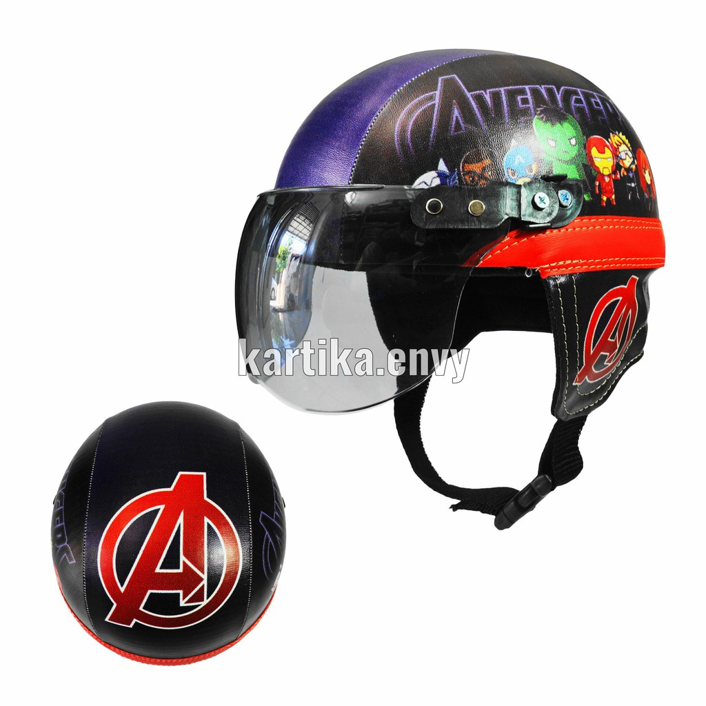 SUPER Helm Anak Balita Retro Avanger
