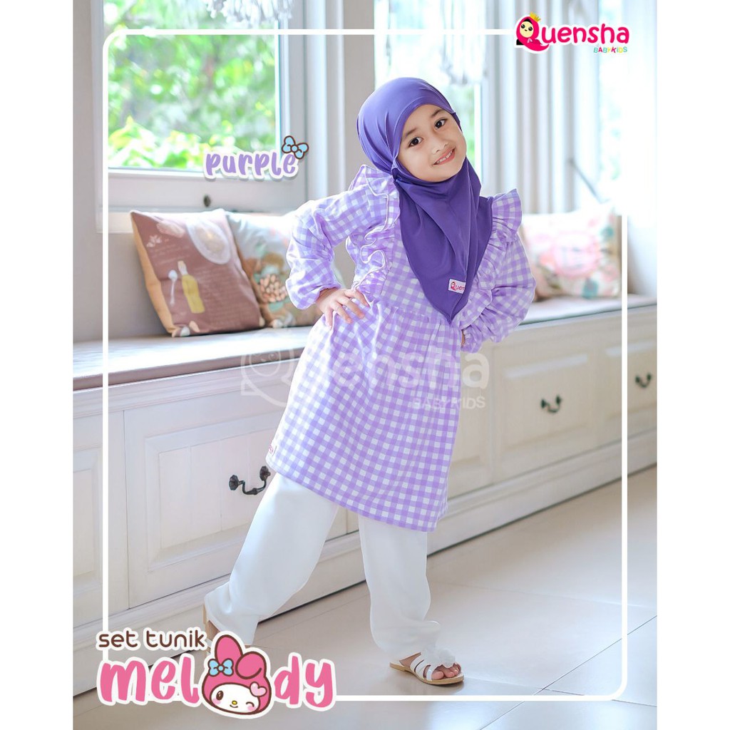 Setelan Melody Tunik 3IN1 By Quinsha