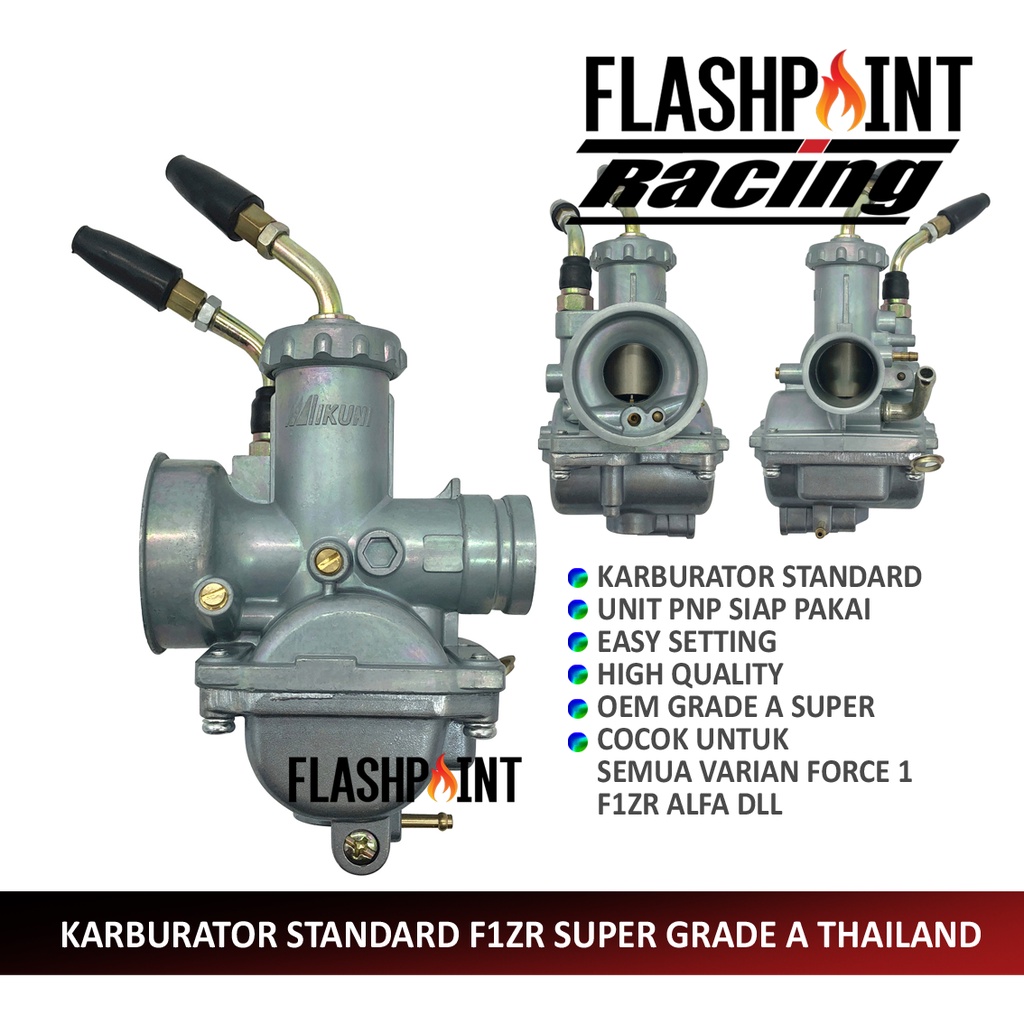 (BISA COD) KARBURATOR MIKUNI F1ZR FORCE 1 ONE ALFA FIZR F1ZR F1 ZR CRYPTON ALPA ALPHA GRADE A SUPER THAILAND STANDARD