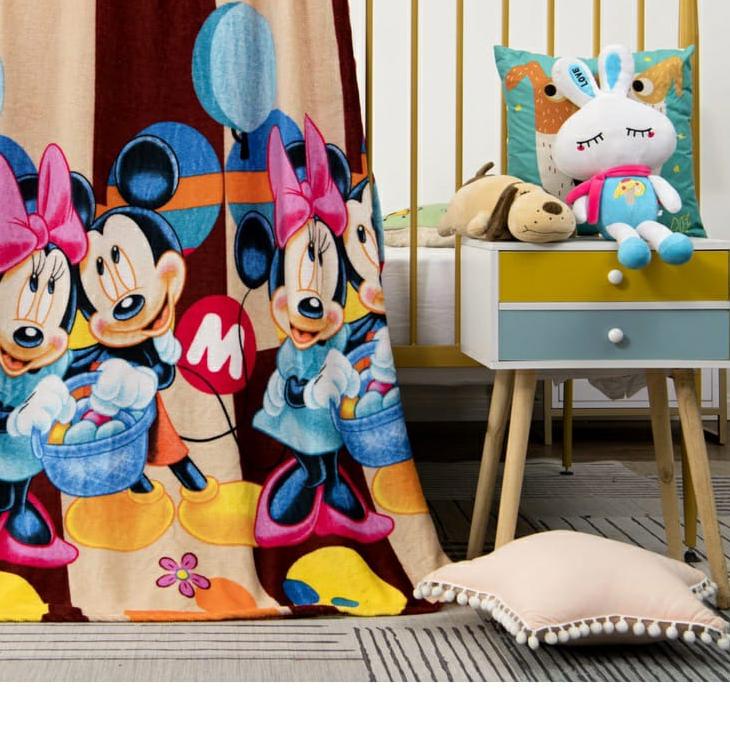 ➶ Selimut Bulu Karakter Anak Murah Halus Import 125 x 180cm ➯