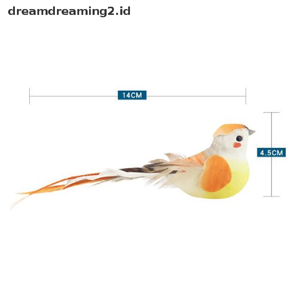 Set Ornamen Sarang Burung mini Buatan Untuk Dekorasi Taman