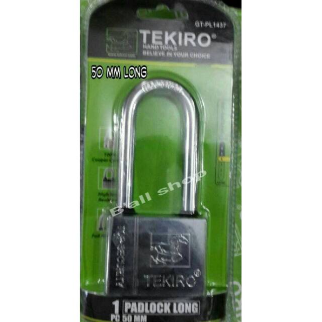 Gembok 50 panjang Tekiro  GT PL1437