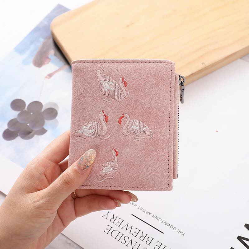 [Bioaqua] Dompet motif flamigo#C182-1