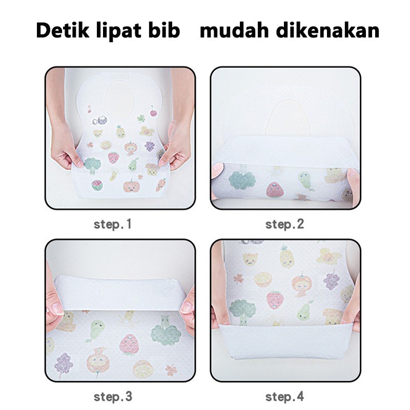 Baby Saliva Towel/Handuk Air Liur Bayi Celemek/C 191