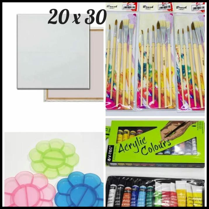 

Best Seller Paket Kanvas Lukis (Kanvas 20X30,Kuas,Palet,Cat Akrilik)