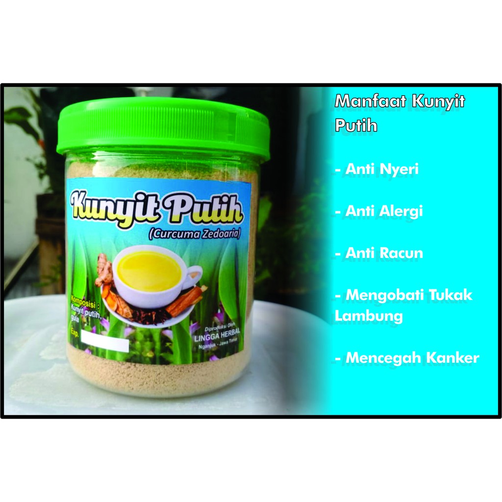 

Kunyit Putih bubuk/serbuk 500 gr