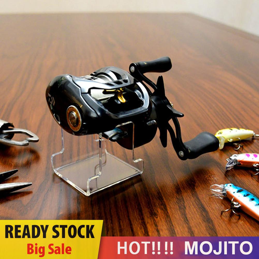 Stand Holder Display Reel Pancing Bahan Akrilik Untuk Koleksi