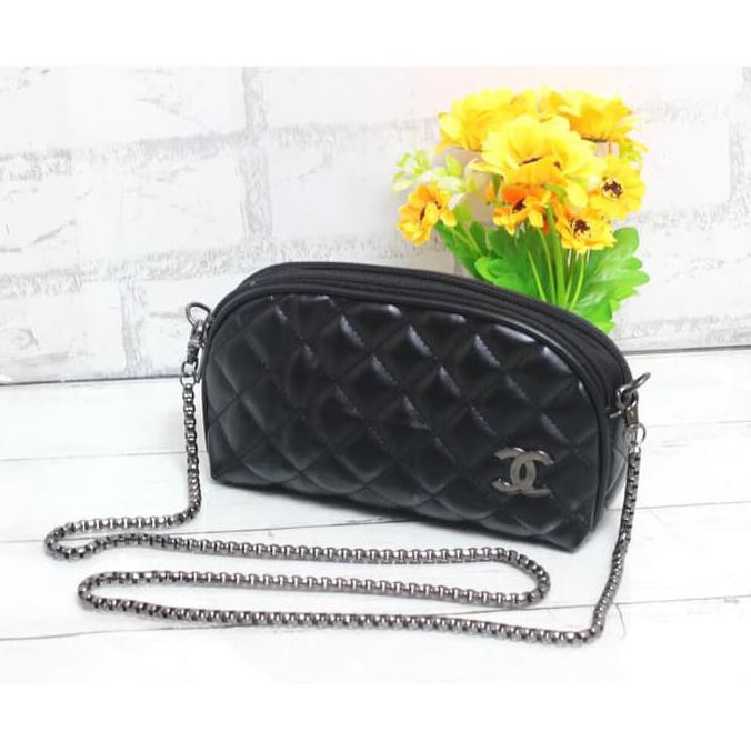 Order Aja Cyiinnnnnn Tas Batam Tas Wanita Import Tas Gucci Channel Tas Selempang Qbb - Hitam