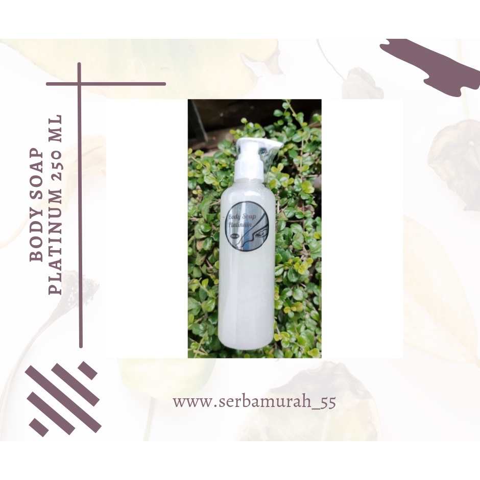 Body soap platinum 250ml