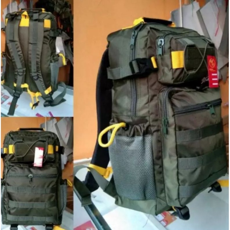 Tas ransel lebanon terbaru Hijau army | tas punggung pria | tas sekolah | original | bisa COD