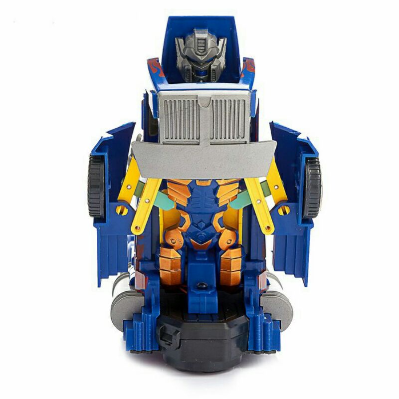 Mainan Mobil Robot Optimus Prime Bumblebee suara robot dan led