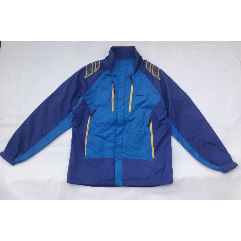 Jaket outdoor blue green