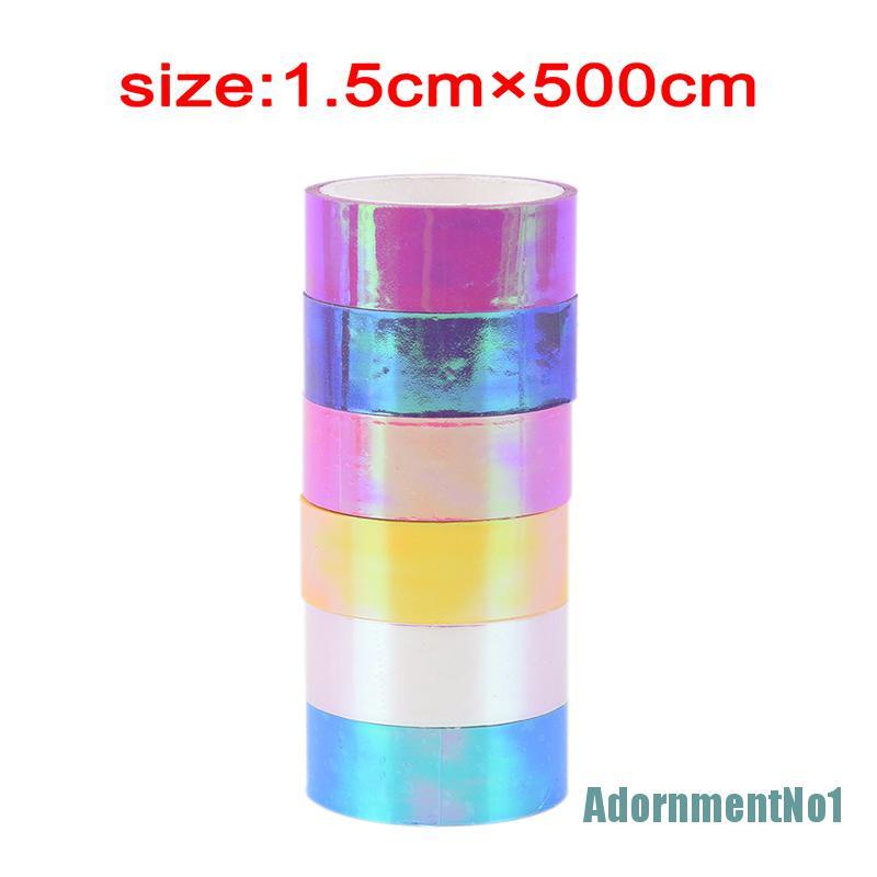 (AdornmentNo1) Tape Glitter Prismatik Hologram Panjang 5m Untuk Dekorasi Senam Ritmik Hoops