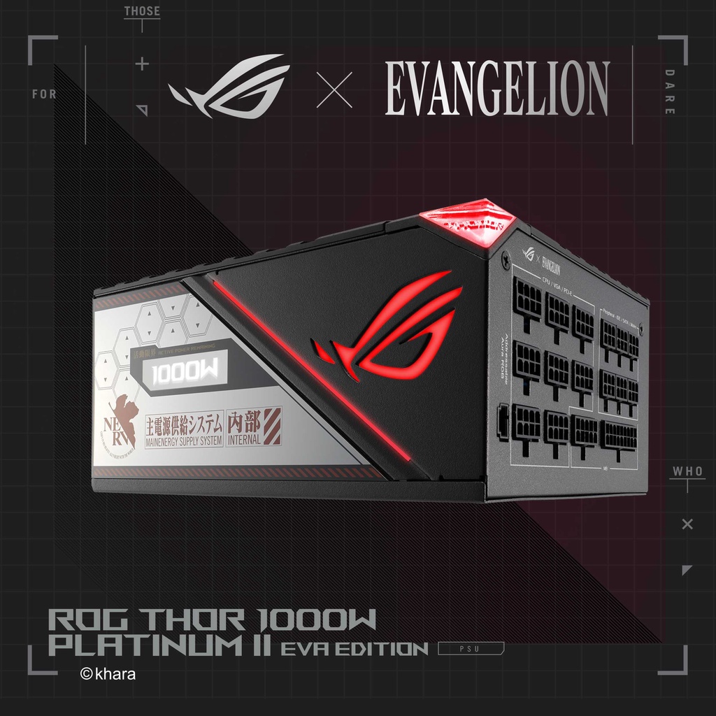 Power Supply ASUS ROG THOR 1000W Platinum II EVA Edition | PSU ROG 1000P2 1000P