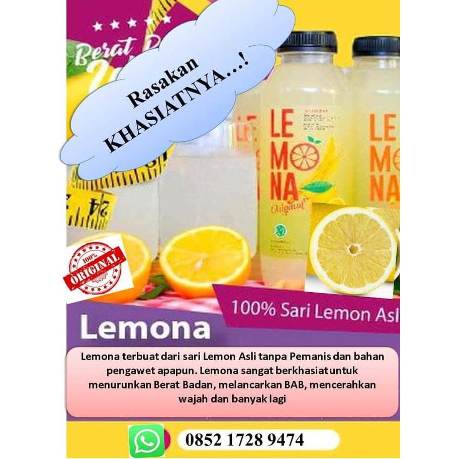 

** Lemona Sari Lemon Asli Di Jamin Original 100 %