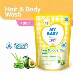 MY BABY HAIR &amp; BODY WASH REFILL 400 ML / MILK BATH 400 ML / BATH TELON PLUS 400 ML