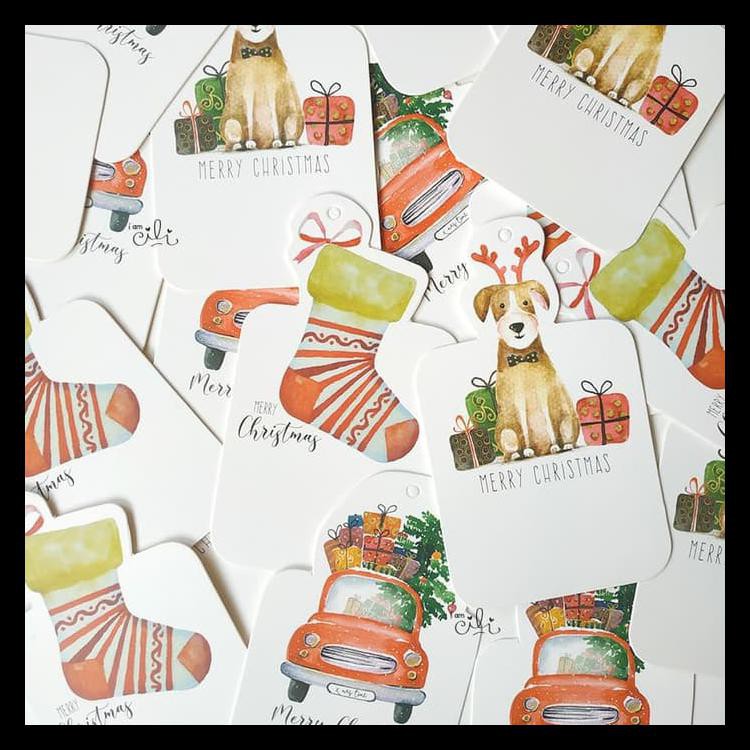 

(BAYAR DITEMPAT) TC-(HTXMAS07) TAG NATAL BISA UNTUK BOOKMARK GANTUNGAN POHON NATAL KODE 612