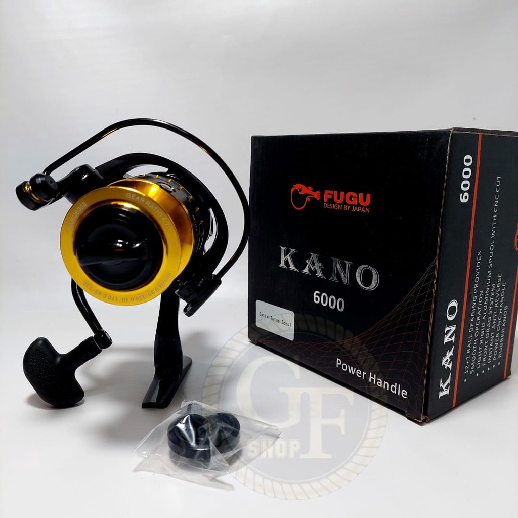 REEL SPINNING FUGU KANO 6000 POWER HANDLE / 12+1 BALL BEARINGS