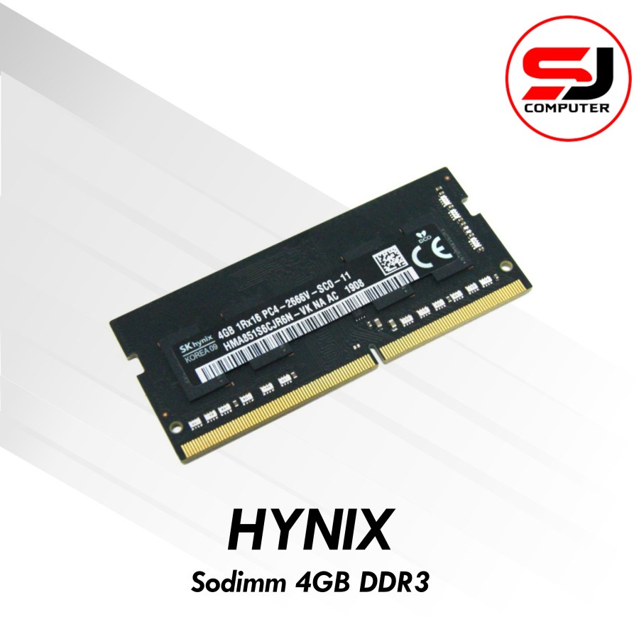 Memory Laptop Hynix 4GB DDR3 Sodimm