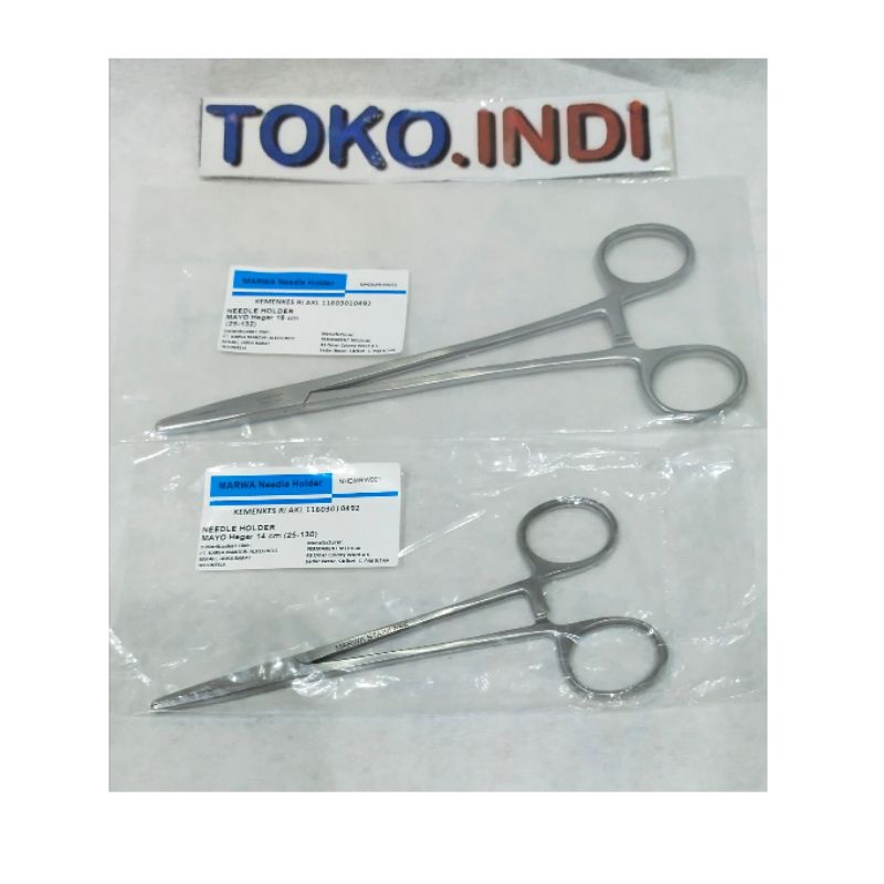 Nald Voeder 14 cm &amp; 18 cm Marwa/Nald Holder/Needle Holder/Nal Fuder/Nal Puder merk MARWA