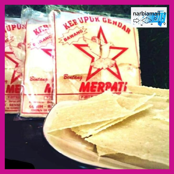 

U8Tyuj7- Kerupuk Gendar Bawang Bintang Merpati /Puli /Karak /Krupuk /Beras Nasi - Asin E4Wr46-