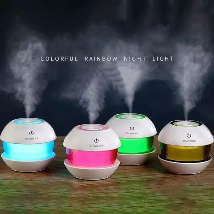 Magic Diamond Humidifier Car Purifier Atomizer Essential Oil Diffuser LED Night Light - 150ml