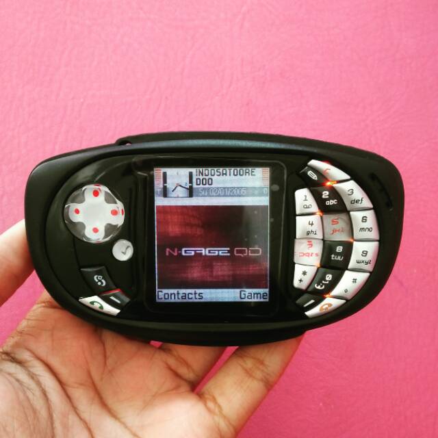 Nokia game N-gage QD fullblack kenangan jadul langka