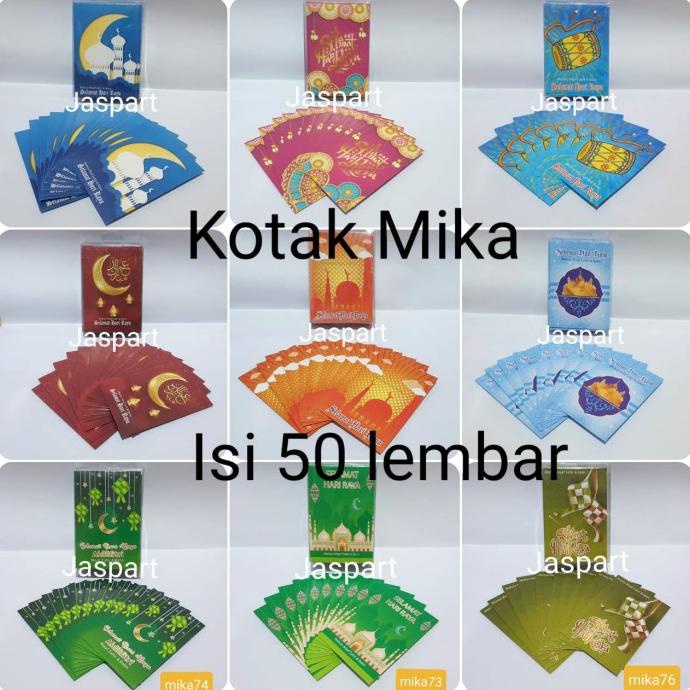 

AMPLOP / ANGPAO LEBARAN HARI RAYA IDUL FITRI MIKA ISI 50 LEMBAR