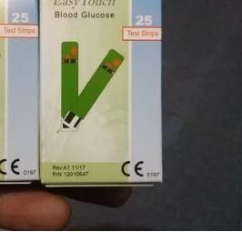 ☛ Strip Alat Cek dan Tes Gula Darah Stik Easy Touch GCU 3 in 1 Refil Blood Glucose isi 10 dan 25 ⅍