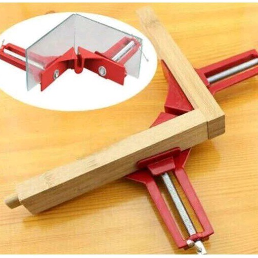 Mitre Corner Clamp Klem Siku Sudut L & T 3 Inch Alat Penjepit Kayu Siku Pojok Jepitan Kayu Akrilik