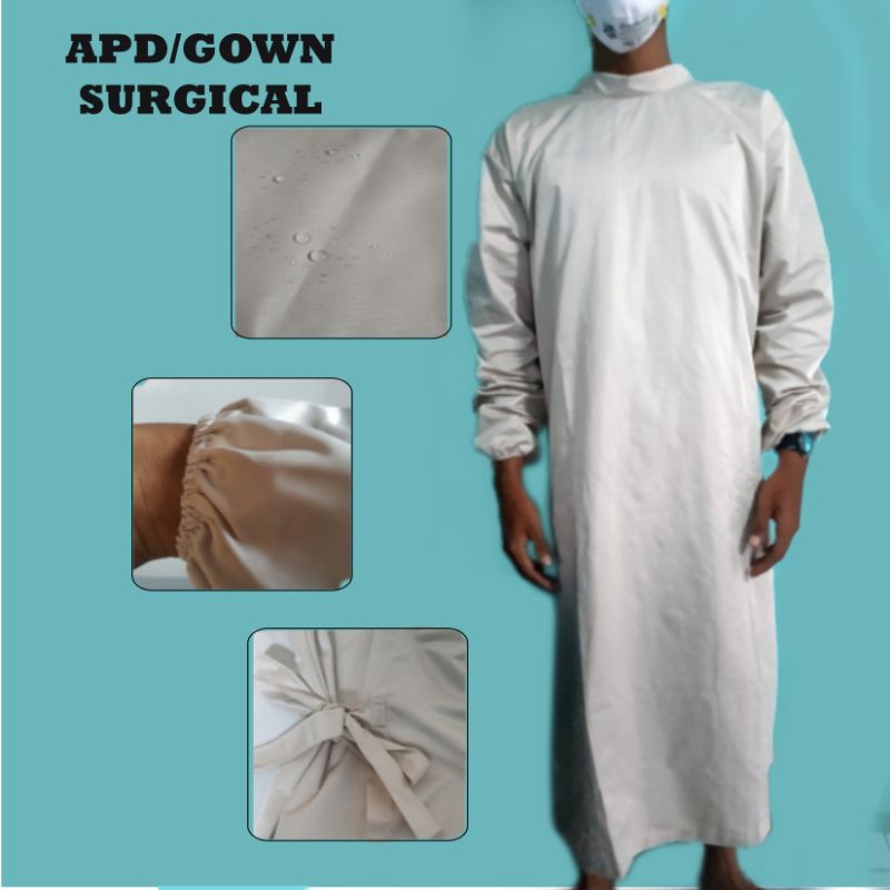 APD /SURGICAL GOWN BISA DI CUCI/SURGICAL GOWN KAIN WATERPROOF/APRON BEDAH