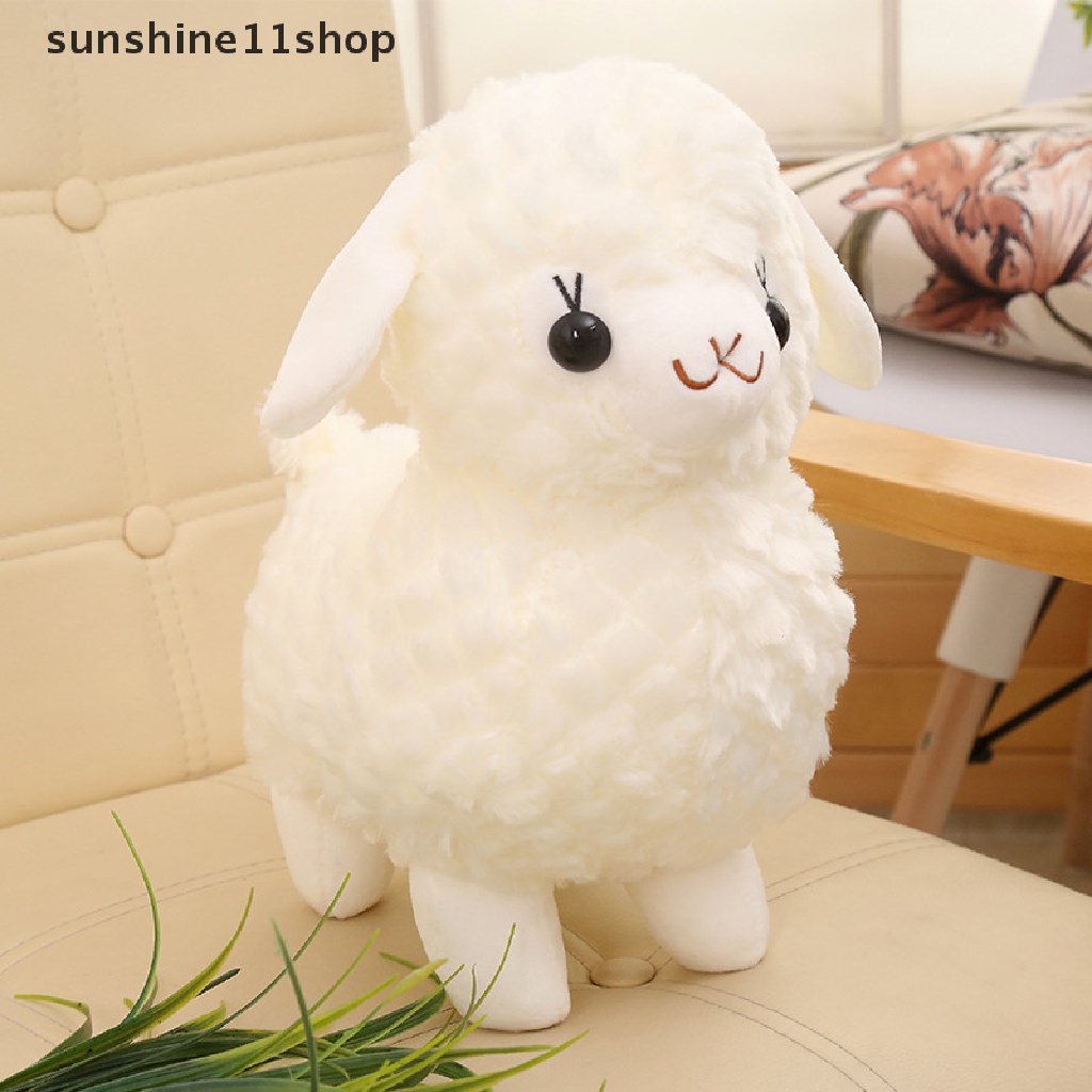 Sho Mainan Boneka Stuffed Plush Alpaca Lucu Lembut Ukuran 22cm