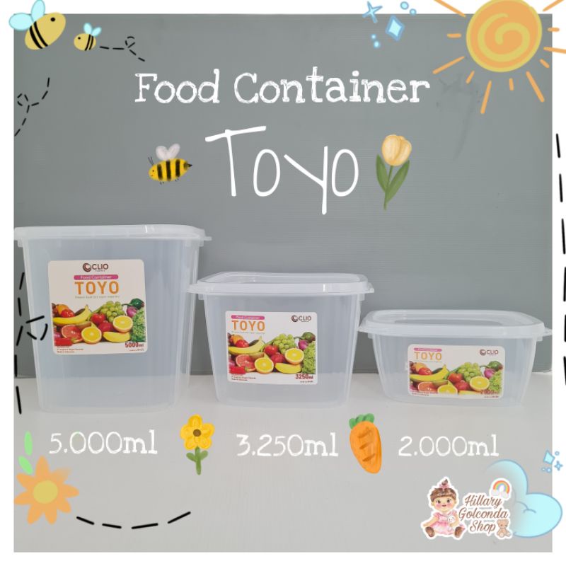 Food container TOYO small 2.000ml(1pc)