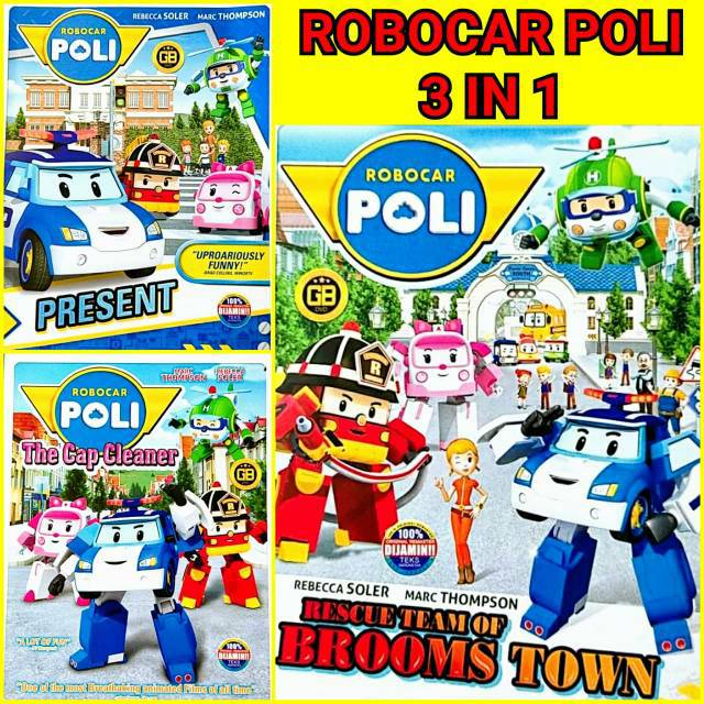 Murah banget DVD film anak robocar poli the cap cleaner