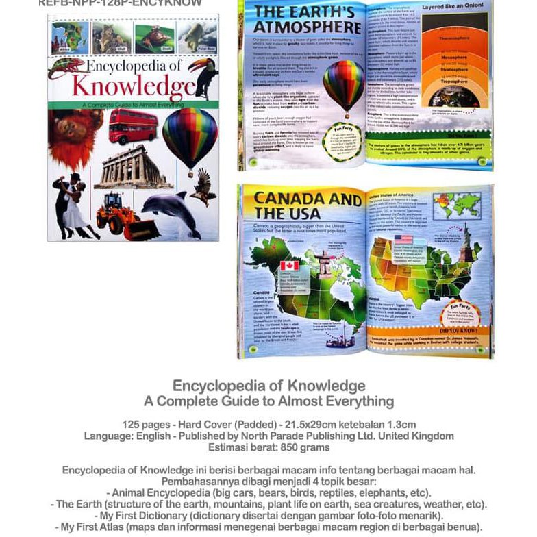 Encyclopedia Of Knowledge - A Complete Guide To Almost Everything