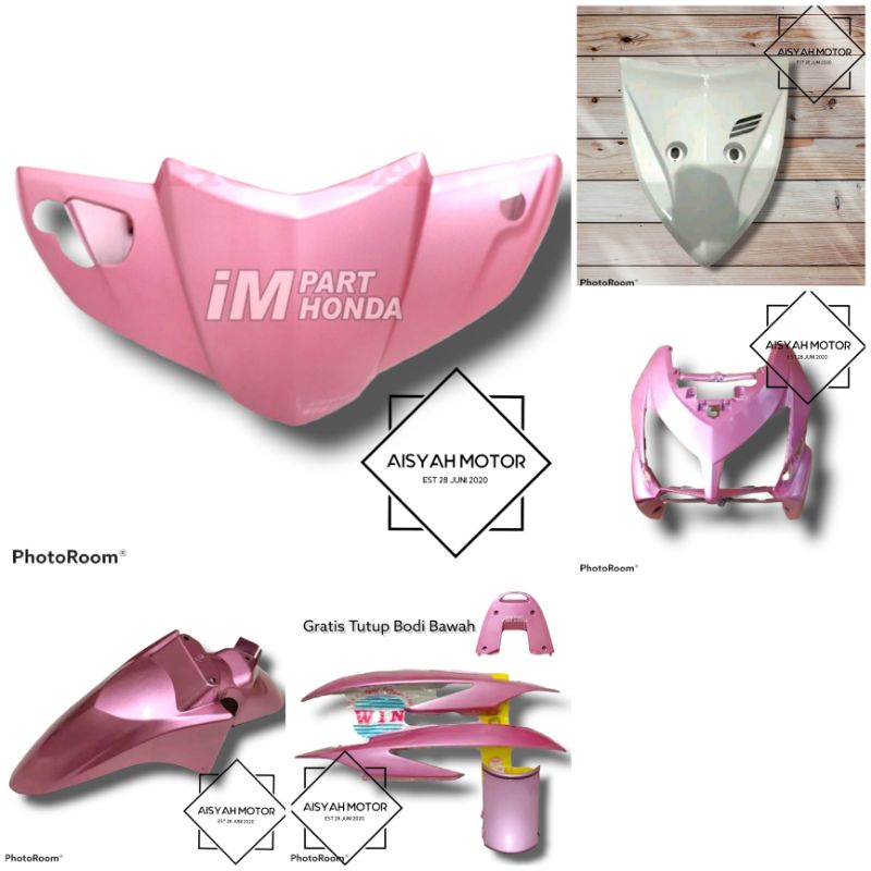 Bodi Halus Honda Vario 110 CW Warna Pink