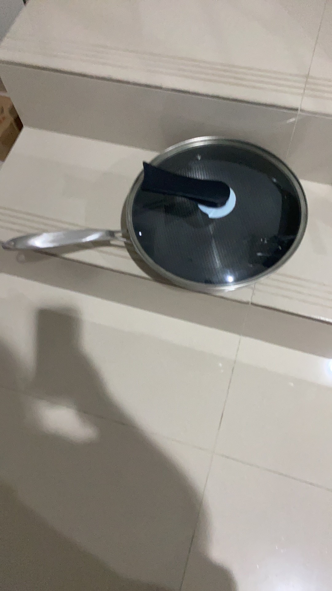 Gm Bear Wajan Penggorengan Tutup Kaca 1242-fry Pan Stainless Steel Tri-ply