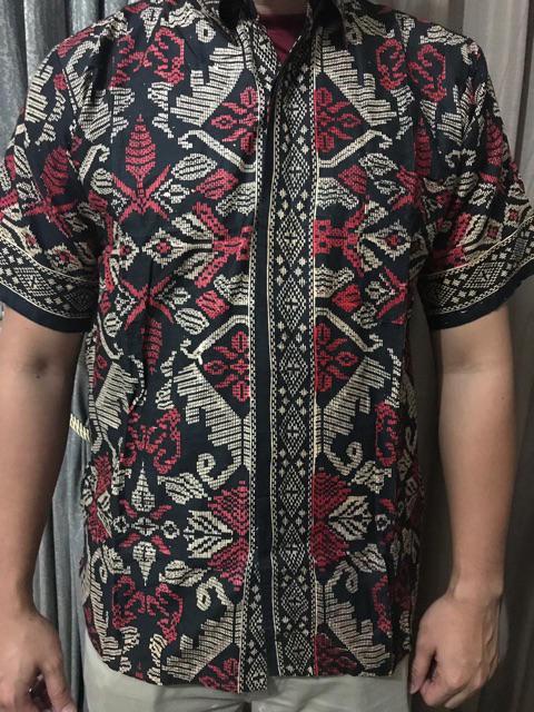 New Arrival Distro Batik Pria Bordir Sogan Hrb026 Batikaf Notoarto Batik Ipnu-ippnu Hem Pria Bel