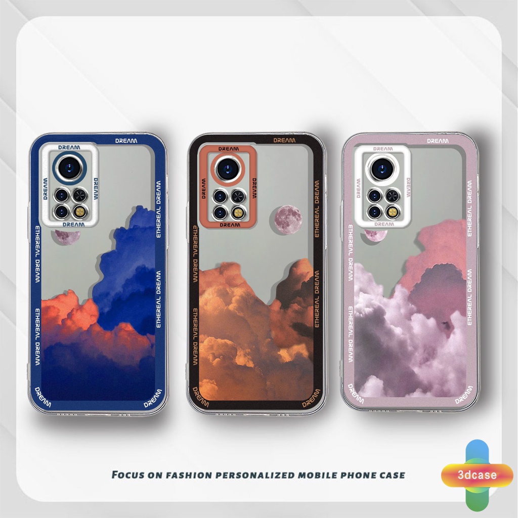 Casing Infinix Hot 11S NFC 10 11 Play 10 10t 10s NFC 10i 9 Pro 10 Lite 11 Plus Hot 9 Play 11 Infinix Smart 6 5 4 4C 5 Pro Tencno Spark 5 PRO A15 A16 A9 A5 A7 A5S Y12 Y20 Y15S Y21S A12 Ins Colorful Clouds Transparent Case