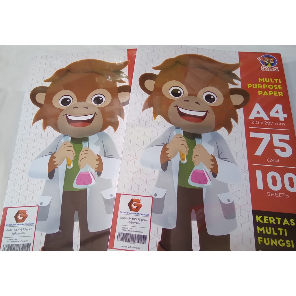 

Kertas HVS A4 Merk Suma (100 lembar)