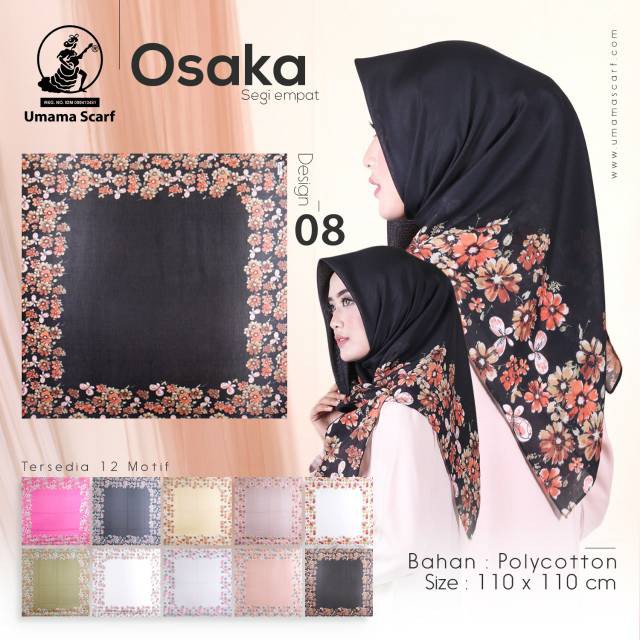 Osaka Motif Hijab Umama