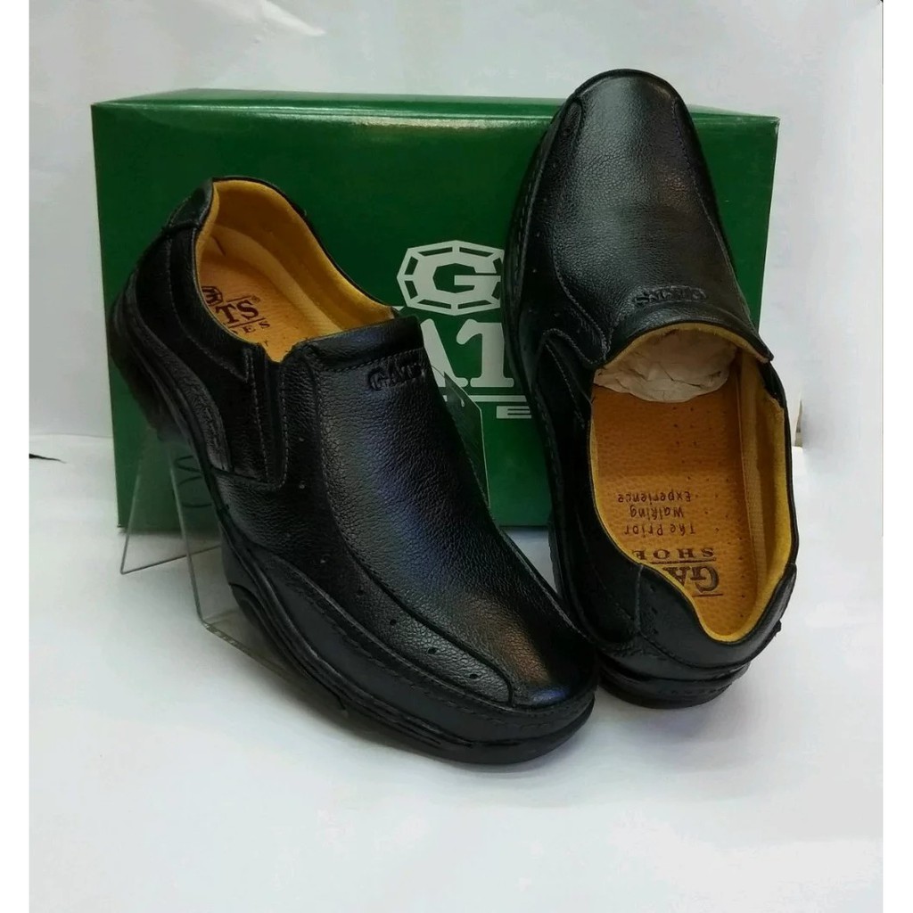 Sepatu Formal Pria Sepatu Kulit Gats MP 2608 - Black
