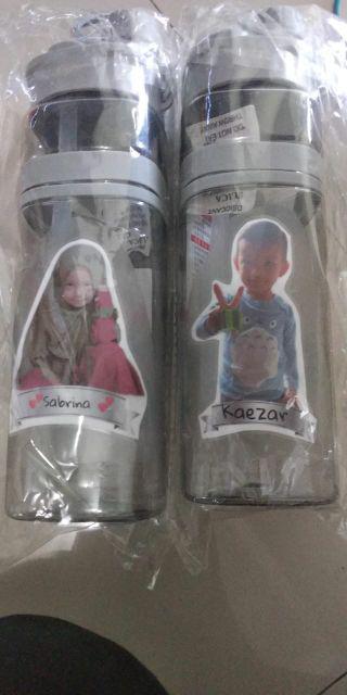 Botol Custome (botol Foto) Dua Sisi Bolak Balik