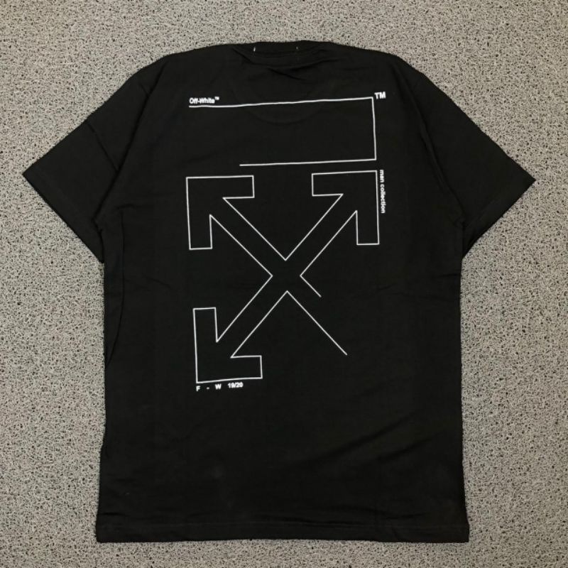 KAOS OFF WHITE HIGH QUALITY CASUAL HYPE FASHION PRIA