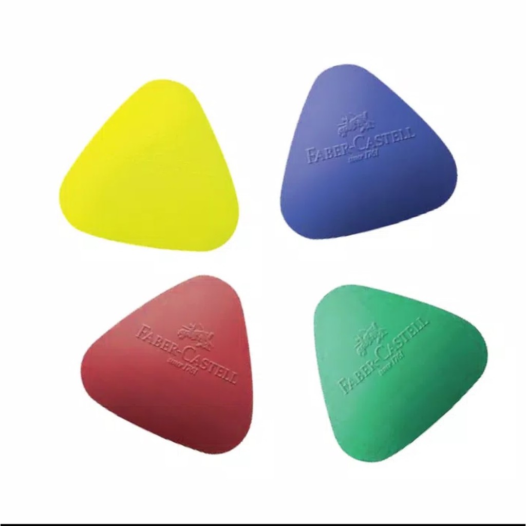 

Penghapus Grip / Eraser Triangle Pouch Faber Castell