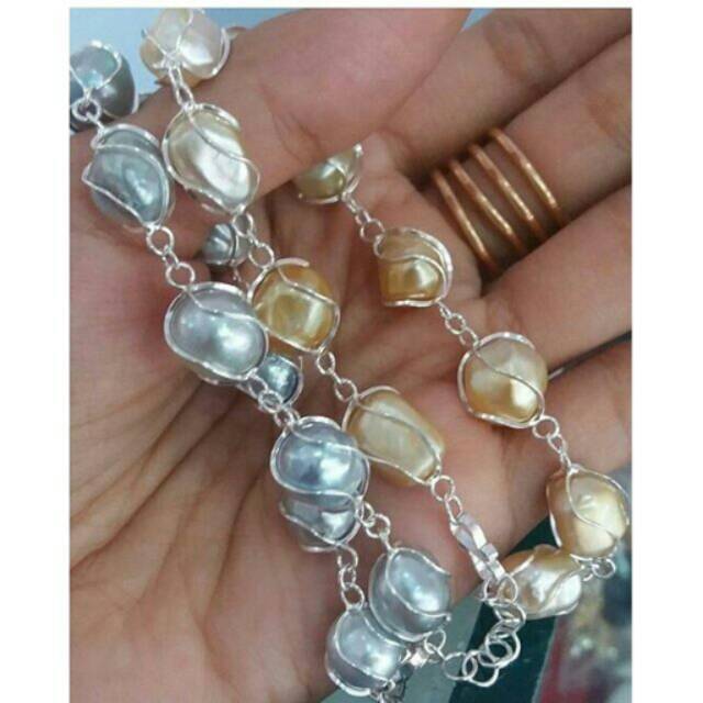 Elang perak Mutiara laut baroque